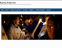 Tablet Screenshot of eppinganglicans.org.au